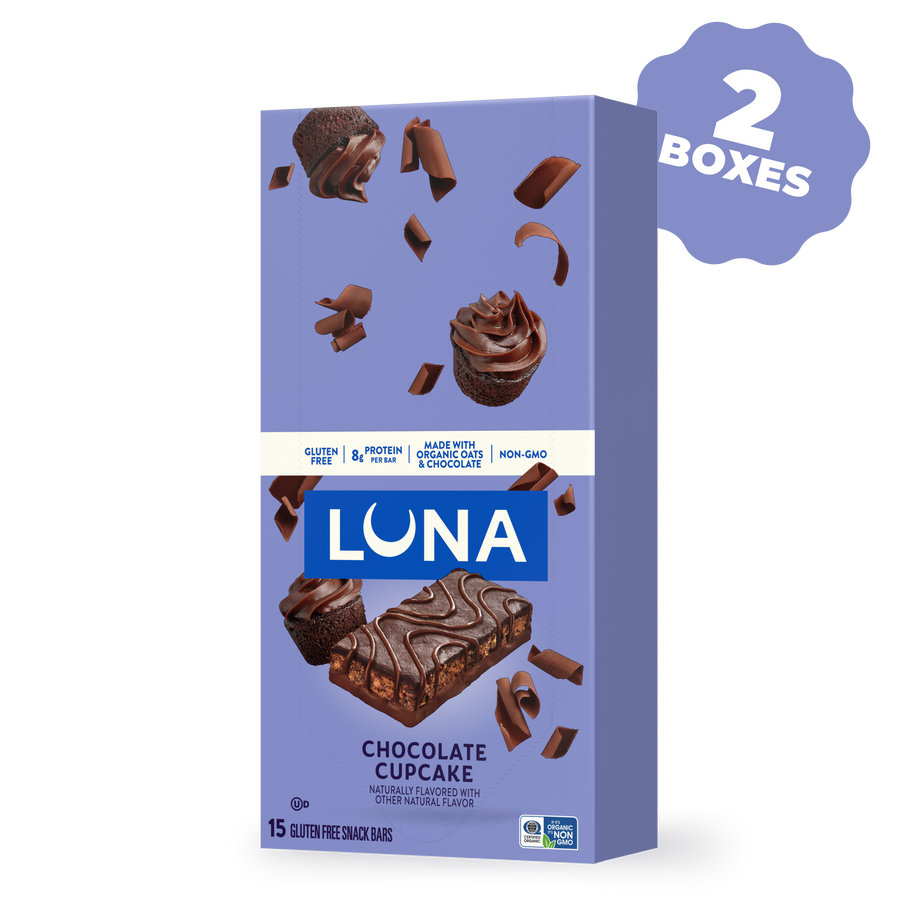Bar Chocolate Cupcake Flavor Gluten Free Snack Bars, 30 Bars